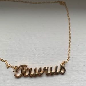 Gold Taurus Necklace ♉️